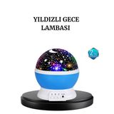 Renkli LED Gece Lambası 6 Işık Modlu Çocuk Odası Atmosfer Aydınlatma - Lisinya