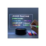 Renkli LED Işıklı Not Panosu, Gece Lambası ve Hediye Alternatifi