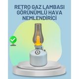 Renkli Led LED'li Retro Gaz Lambası Aroma Terapi Mist Maker