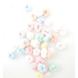 Renkli Mini Lastik Toka – Yumuşak Esnek Saç Lastiği, Bebek ve Çocuklar İçin Zararsız 85 adet Mini Saç Tokası (Bubble Pastel Tonlar Mix)