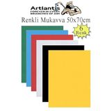 Renkli Mukavva 6 Renk 50X70 Cm 1 Paket Sert Renkli Karton 1.0 Mm Okul Okul Oncesi Anasinifi Hobi Etkinlik