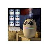 Renkli Panda Tasarımlı USB Hava Nemlendirici Beyaz Renk Buhar Makinesi