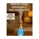 Renkli Parfüm Şişesi Hava Nemlendirici Buhar Makinesi, ferahlatıcı ve şık tasarım