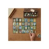 Renkli Pencereler Tasarımı 240 Parça Ahşap Puzzle Ahşap Kutuda MP01116