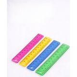 Renkli Plastik Cetvel Seti 15 cm – 5 Adet | Şeffaf, Dayanıklı ve Net Ölçüm | Okul, Ofis ve Kırtasiye Kullanımı - 0,6 x 19 x 29 cm - 001-Renkli