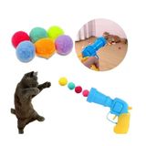 Renkli Ponpon Top Kedi Oyuncağı + 20 Top