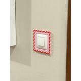 Renkli Priz Çerçevesi - 8.5x8.5 - Pembe