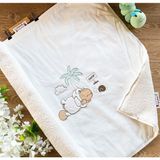 Renkli Puset Kadife Bebek Battaniye Içi Polar Kaplama Kuzu Ekru Mavi Yeşil Sarı - 90 x 100 cm