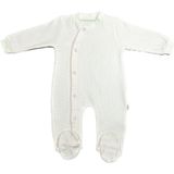 Renkli Puset Unisex Bebek Penye Tulum Puanlı - 6 - 9 Ay - Pembe