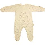 Renkli Puset Unisex Bebek Penye Tulum Puanlı Kuzu - 3-6 Ay - Kahverengi
