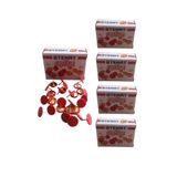 Renkli Raptiye Kırmızı (pvc Kaplı) 5 Paket (150 adet)