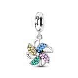 Renkli Rüzgar Gülü Sallantılı Charm