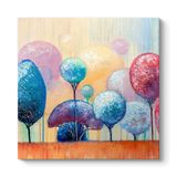 Renkli Şeker Ağaçları Tablosu 40 x 40