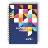 Renkli Şekiller Günlük Planlayıcı Defter - Ders Çalışma Planlayıcı Defteri - Planlama Defteri