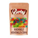 Renkli Sihirli Cips Yağda Açılan Suriye Cipsi 250 gr