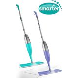 Renkli Şıny Sprey Mop ve Paspas Temizlik Seti, Pratik ve Kullanışlı - Mercan - Seçenek 1