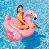 Renkli Şişme Flamingo Bot, Havuz ve Deniz Kullanımı, 142X137X97 cm - 0 - 3 Yaş - Açık Pembe