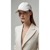 Renkli Spor Şapka Arkadan Ayarlamalı Kadın Şapka Cap Beyaz