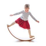 Renkli Tahtalar Denge Tahtası - Balance Board- Doğal Ahşap