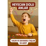 Renkli Tombala Seti • 24 Adet Kart • Tam Takım • Aileyle Oynamaya Hazır Eğlenceli Kutu Oyunu STR-OPH-001653