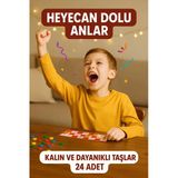 Renkli Tombala Seti • 24 Adet Kart • Tam Takım • Aileyle Oynamaya Hazır Eğlenceli Kutu Oyunu