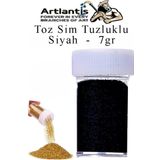 Renkli Toz Sim Tuzluklu 7 Gr 1 Adet Renkli Toz Sim Epoksi Reçine Okul Etkinlik Dekarasyon Slime