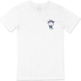 Renkli Uçan Balon Cep Logo Tasarımlı Beyaz Tişört; Xl