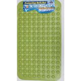 Renkli Ürün Dikdörtgen Yuvarlak Kabartma Silikon Kaydırmaz Taban Duşakabin ve Banyo Matı (Yeşil)(70x40)