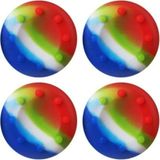 Renkli Xbox One S/one X/xbox E/xbox 360 Analog Koruyucu Silikon Pad - Çok Renkli