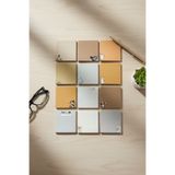 Renkli Zeka 12'li Kedi Köpek Desenli Memopad Seti, (10x10) 110 gr Kalın Kağıt Notepad, Bloknot, Not Defteri,