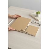 Renkli Zeka Kedi Desenli 2’li Notepad Seti – 110 Gr Kalın Kağıt Bloknot (14x21-10x10) Not Defteri