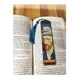 RenkliİzlerAtölyesi Sanatsal Tablo Temalı Metal Kitap Ayracı (Van Gogh- Gri Şapkalı Otoportre)