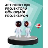 Renklime 360° Ayarlanabilir Başlıklı Astronot Gece Lambası - Ahşap