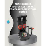 Renklime Ayak Basmalı Hava Pompası Şişme Ürünler ve Lastikler Için