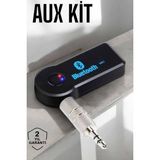 Renklime Bluetooth Araç Kiti Bt 350 Aux Çıkışlı Tüm Araçlara Uyumlu - Ahşap