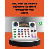 Renklime Bluetooth Bağlantılı Karaoke ve Yayın Ses Kontrol Ünitesi - Ahşap
