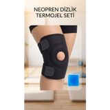Renklime Çapraz Bağ Destekli Diz Korsesi Termojel Hediyeli Spor Dizlik