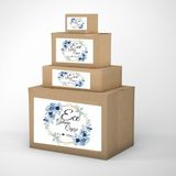 Renklime Çeyiz Koli Etiketi Sticker A4 (10 Adet)