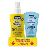 Renklime Chicco Güneş Kremi Spf 50+ 150 ml & Güneş Sonrası Kremi 150 ml