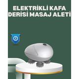 Renklime Derin Masaj Sağlayan Elektrikli Kafa Masaj Aleti - Ahşap