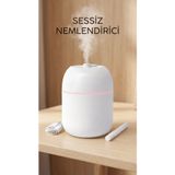 Renklime Hava Nemlendirici 220ml Buhar Makinesi, Ofis ve Ev Ortamları için Uygun, Kompakt ve Hafif Tasarım