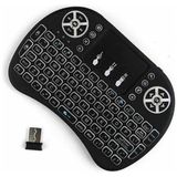 Renklime Kablosuz Türkçe Q Klavye Rgb Işıklı Televizyon Ps3 Dokunmatik Mouse