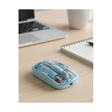 Renklime Mavi Kablosuz Mouse Bluetooth ve USB Çift Mod Bağlantılı