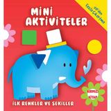 Renklime Mini Aktiviteler-Ilk Renkler ve Şekiller-(Kırmızı Kitap)