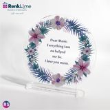 Renklime Pleksi Masa Üstü I Love You Mom