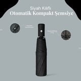 Renklime Siyah Kılıflı Otomatik Kompakt Şemsiye