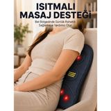 Renklime Titreşimli Isıtmalı Sırt ve Bel Masaj Minderi Ergonomik Tasarım - Lisinya