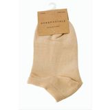 Renklime Unisex Snekars Çorap - Standart - Açık Kahverengi