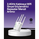 Renklime Wps Destekli 2.4ghz + 5ghz Wifi Sinyal Güçlendirici