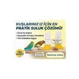 renkmar Büyük suluk (duble) 200ml muhabbet sultan cennet kanarya ispinoz vb kuşlar (sarı renk)